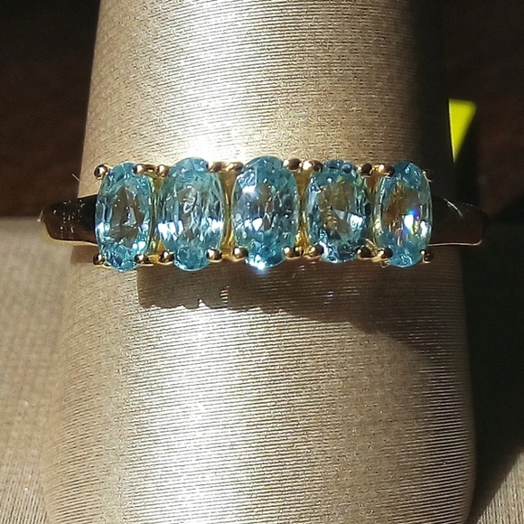 Jewelry - Genuine Cambodian Blue Zircon Ring